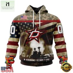 NHL Dallas Stars Specialized Unisex Kits Remember Pearl Harbor Hoodie, T Shirt , NHL 3D Game Day Tee Nhl Dallas Stars Specialized Unisex Kits Remember Pearl Harbor Hoodie T Shirt 1
