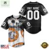 NHL Dallas Stars x BB 8 D Star War Baseball Jersey , NHL Graphic Baseball Jersey Nhl Dallas Stars X BB 8 D Star War Baseball Jersey 1