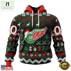 NHL Detroit Red Wings Hockey Christmas Is Coming 2026 Hoodie, T Shirt , NHL 3D Game Day Tee Nhl Detroit Red Wings Hockey Christmas IS Coming 2026 Hoodie T Shirt 1