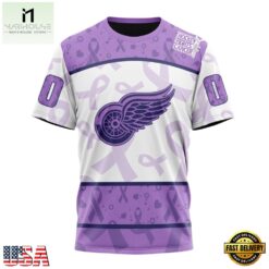 NHL Detroit Red Wings Special Lavender Fight Cancer Hoodie, T Shirt , NHL 3D Game Day Tee 9 NHL Detroit Red Wings Special Lavender Fight Cancer Hoodie, T Shirt , NHL 3D Game Day Tee Nhl Detroit Red Wings Special Lavender Fight Cancer Hoodie T Shirt 5