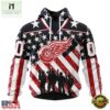 NHL Detroit Red Wings Specialized Kits For Honor USS Military Hoodie, T Shirt , NHL 3D Game Day Tee Nhl Detroit Red Wings Specialized Kits For Honor Uss Military Hoodie T Shirt 1