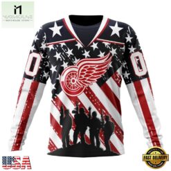 NHL Detroit Red Wings Specialized Kits For Honor USS Military Hoodie, T Shirt , NHL 3D Game Day Tee 6 NHL Detroit Red Wings Specialized Kits For Honor USS Military Hoodie, T Shirt , NHL 3D Game Day Tee Nhl Detroit Red Wings Specialized Kits For Honor Uss Military Hoodie T Shirt 3