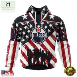 NHL Edmonton Oilers Specialized Kits For Honor USS Military Hoodie, T Shirt , NHL 3D Game Day Tee Nhl Edmonton Oilers Specialized Kits For Honor Uss Military Hoodie T Shirt 1