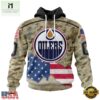 NHL Edmonton Oilers Specialized Kits For United State With Camo Color Hoodie, T Shirt , NHL 3D Game Day Tee Nhl Edmonton Oilers Specialized Kits For United State With Camo Color Hoodie T Shirt 1