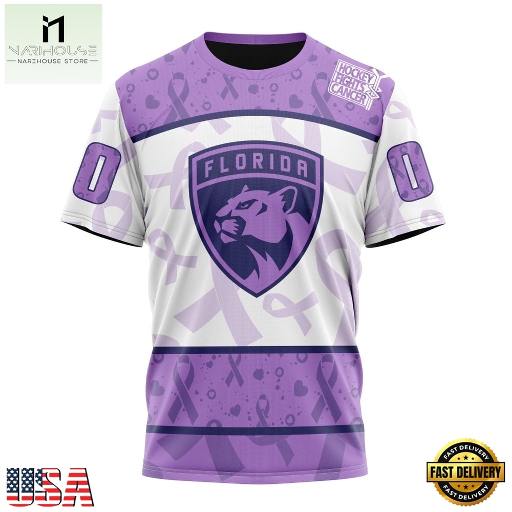 NHL Florida Panthers Special Lavender Fight Cancer Hoodie, T Shirt , NHL 3D Game Day Tee NHL Florida Panthers Special Lavender Fight Cancer Hoodie, T Shirt , NHL 3D Game Day Tee