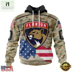 NHL Florida Panthers Specialized Kits For United State With Camo Color Hoodie, T Shirt , NHL 3D Game Day Tee Nhl Florida Panthers Specialized Kits For United State With Camo Color Hoodie T Shirt 1