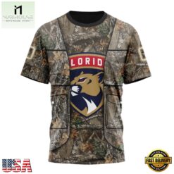 NHL Florida Panthers Specialized Unisex Vest Kits With Realtree Camo Hoodie, T Shirt, NHL 3D Game Day Tee Nhl Florida Panthers Specialized Unisex Vest Kits With Realtree Camo Hoodie T Shirt 4