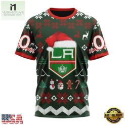 NHL Los Angeles Kings Hockey Christmas Is Coming 2026 Hoodie, T Shirt , NHL 3D Game Day Tee Nhl Los Angeles Kings Hockey Christmas IS Coming 2026 Hoodie T Shirt 4