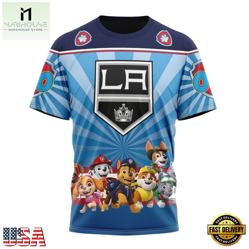 NHL Los Angeles Kings Special Paw Patrol Kits Hoodie, T Shirt , NHL 3D Game Day Tee NHL Los Angeles Kings Special Paw Patrol Kits Hoodie, T Shirt , NHL 3D Game Day Tee