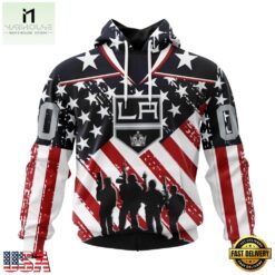 NHL Los Angeles Kings Specialized Kits For Honor USS Military Hoodie, T Shirt , NHL 3D Game Day Tee Nhl Los Angeles Kings Specialized Kits For Honor Uss Military Hoodie T Shirt 1