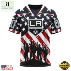 NHL Los Angeles Kings Specialized Kits For Honor USS Military Hoodie, T Shirt , NHL 3D Game Day Tee Nhl Los Angeles Kings Specialized Kits For Honor Uss Military Hoodie T Shirt 4