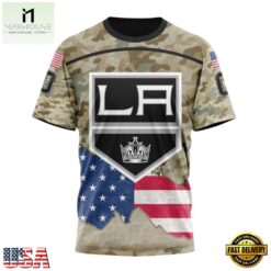 NHL Los Angeles Kings Specialized Kits For United State With Camo Color Hoodie, T Shirt , NHL 3D Game Day Tee Nhl Los Angeles Kings Specialized Kits For United State With Camo Color Hoodie T Shirt 4