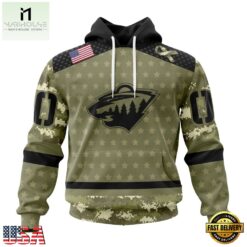 NHL Minnesota Wild Special Camo Military Appreciation Hoodie, T Shirt , NHL 3D Game Day Tee Nhl Minnesota Wild Special Camo Military Appreciation Hoodie T Shirt 1