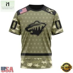 NHL Minnesota Wild Special Camo Military Appreciation Hoodie, T Shirt , NHL 3D Game Day Tee Nhl Minnesota Wild Special Camo Military Appreciation Hoodie T Shirt 4