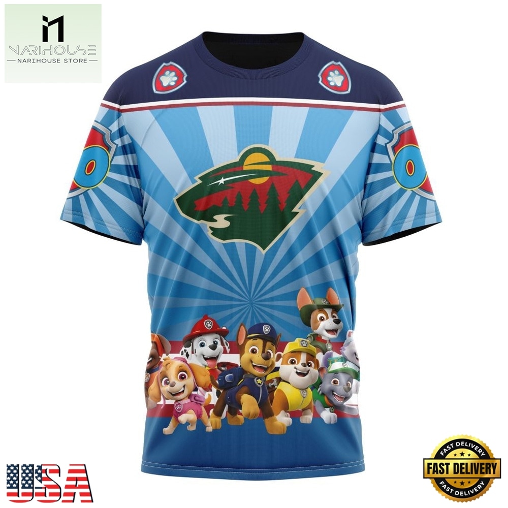 NHL Minnesota Wild Special Paw Patrol Kits Hoodie, T Shirt , NHL 3D Game Day Tee NHL Minnesota Wild Special Paw Patrol Kits Hoodie, T Shirt , NHL 3D Game Day Tee