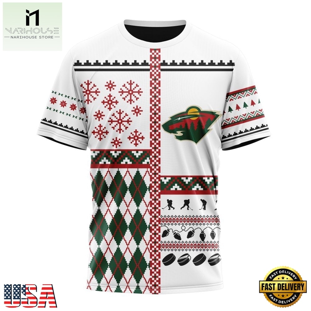 NHL Minnesota Wild Specialized Christmas Is Coming New Design Hoodie, T Shirt , NHL 3D Game Day Tee NHL Minnesota Wild Specialized Christmas Is Coming New Design Hoodie, T Shirt , NHL 3D Game Day Tee
