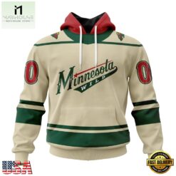 NHL Minnesota Wild Specialized Unisex Kits With Retro Concepts Hoodie, T Shirt , NHL 3D Game Day Tee Nhl Minnesota Wild Specialized Unisex Kits With Retro Concepts Hoodie T Shirt 1