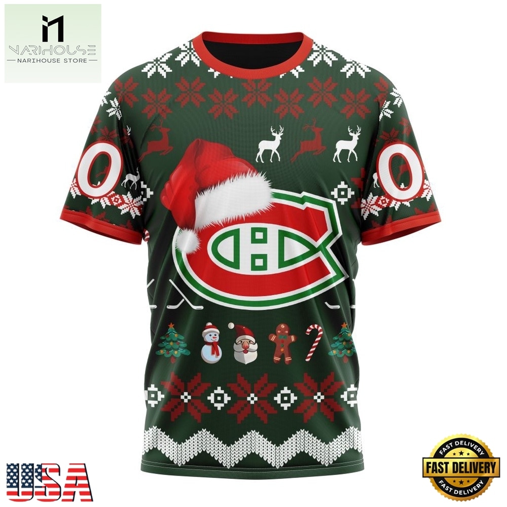 NHL Montreal Canadiens Hockey Christmas Is Coming 2026 Hoodie, T Shirt , NHL 3D Game Day Tee NHL Montreal Canadiens Hockey Christmas Is Coming 2026 Hoodie, T Shirt , NHL 3D Game Day Tee