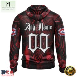 NHL Montreal Canadiens Special Design Halloween With Skull Art Hoodie, T Shirt , NHL 3D Game Day Tee Nhl Montreal Canadiens Special Design Halloween With Skull Art Hoodie T Shirt 2