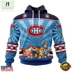 NHL Montreal Canadiens Special Paw Patrol Kits Hoodie, T Shirt , NHL 3D Game Day Tee Nhl Montreal Canadiens Special Paw Patrol Kits Hoodie T Shirt 1