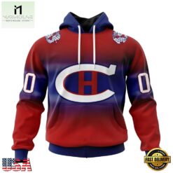 NHL Montreal Canadiens Special Retro Gradient Design Hoodie, T Shirt, NHL 3D Game Day Tee Nhl Montreal Canadiens Special Retro Gradient Design Hoodie T Shirt 1