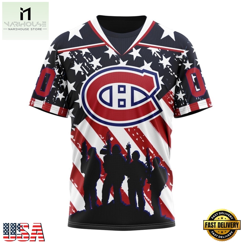 NHL Montreal Canadiens Specialized Kits For Honor USS Military Hoodie, T Shirt , NHL 3D Game Day Tee NHL Montreal Canadiens Specialized Kits For Honor USS Military Hoodie, T Shirt , NHL 3D Game Day Tee
