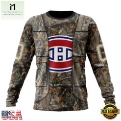 NHL Montreal Canadiens Specialized Unisex Vest Kits With Realtree Camo Hoodie, T Shirt, NHL 3D Game Day Tee Nhl Montreal Canadiens Specialized Unisex Vest Kits With Realtree Camo Hoodie T Shirt 3