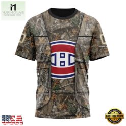 NHL Montreal Canadiens Specialized Unisex Vest Kits With Realtree Camo Hoodie, T Shirt, NHL 3D Game Day Tee Nhl Montreal Canadiens Specialized Unisex Vest Kits With Realtree Camo Hoodie T Shirt 4