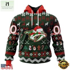 NHL Nashville Predators Hockey Christmas Is Coming 2026 Hoodie, T Shirt , NHL 3D Game Day Tee Nhl Nashville Predators Hockey Christmas IS Coming 2026 Hoodie T Shirt 1