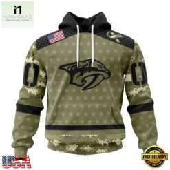 NHL Nashville Predators Special Camo Military Appreciation Hoodie, T Shirt , NHL 3D Game Day Tee Nhl Nashville Predators Special Camo Military Appreciation Hoodie T Shirt 1
