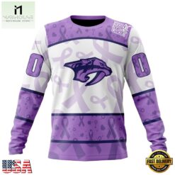 NHL Nashville Predators Special Lavender Fight Cancer Hoodie, T Shirt , NHL 3D Game Day Tee 8 NHL Nashville Predators Special Lavender Fight Cancer Hoodie, T Shirt , NHL 3D Game Day Tee Nhl Nashville Predators Special Lavender Fight Cancer Hoodie T Shirt 4