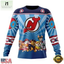 NHL New Jersey Devils Special Paw Patrol Kits Hoodie, T Shirt , NHL 3D Game Day Tee Nhl New Jersey Devils Special Paw Patrol Kits Hoodie T Shirt 3
