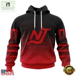 NHL New Jersey Devils Special Retro Gradient Design Hoodie, T Shirt, NHL 3D Game Day Tee Nhl New Jersey Devils Special Retro Gradient Design Hoodie T Shirt 1