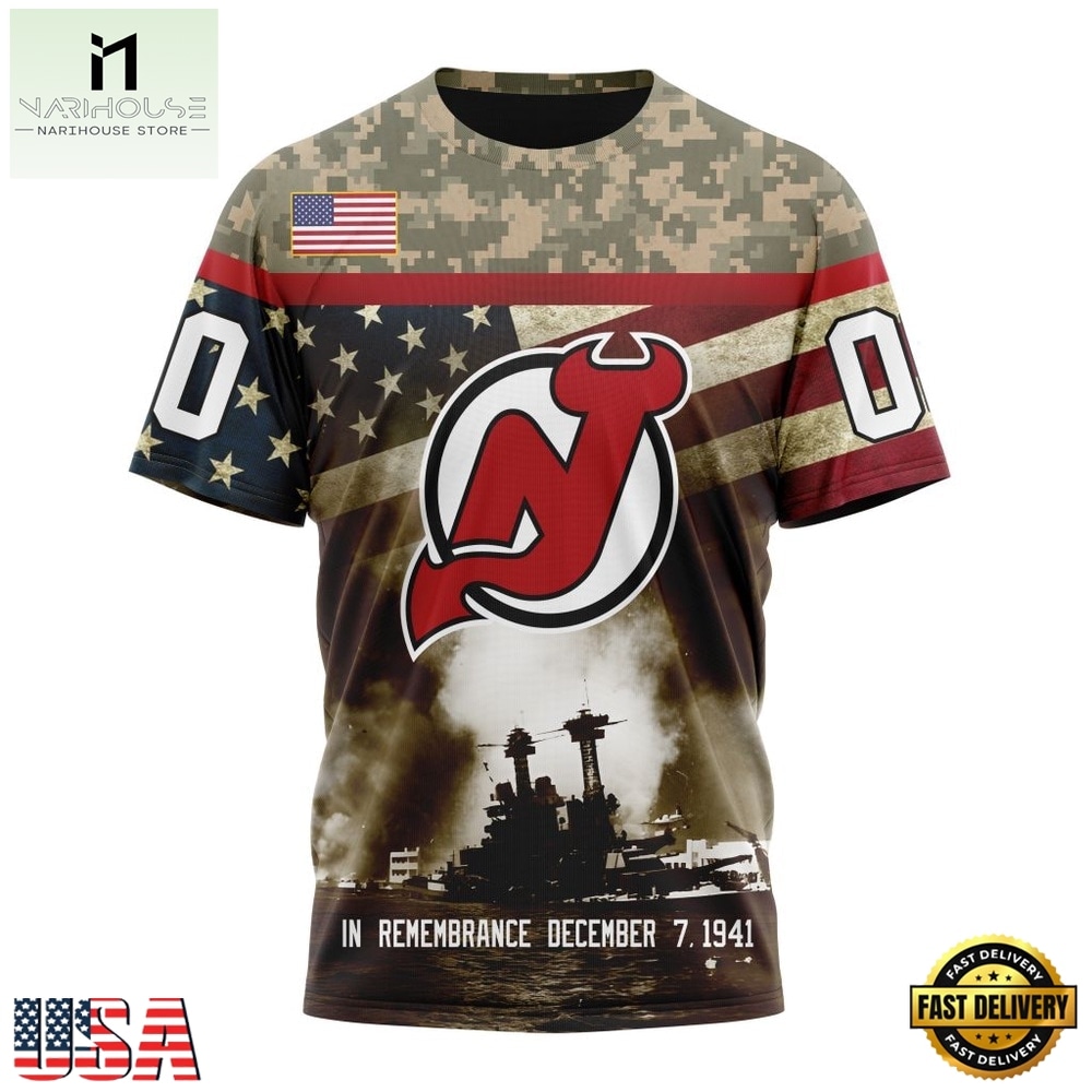 NHL New Jersey Devils Specialized Unisex Kits Remember Pearl Harbor Hoodie, T Shirt , NHL 3D Game Day Tee NHL New Jersey Devils Specialized Unisex Kits Remember Pearl Harbor Hoodie, T Shirt , NHL 3D Game Day Tee