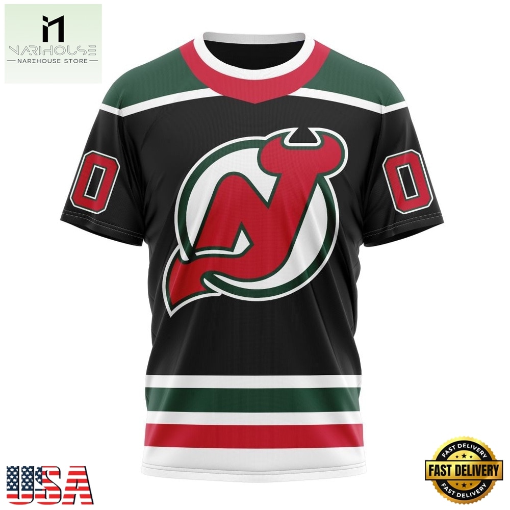 NHL New Jersey Devils Specialized Unisex Kits With Retro Concepts Hoodie, T Shirt , NHL 3D Game Day Tee NHL New Jersey Devils Specialized Unisex Kits With Retro Concepts Hoodie, T Shirt , NHL 3D Game Day Tee