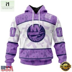 NHL New York Islanders Special Lavender Fight Cancer Hoodie, T Shirt , NHL 3D Game Day Tee Nhl New York Islanders Special Lavender Fight Cancer Hoodie T Shirt 1