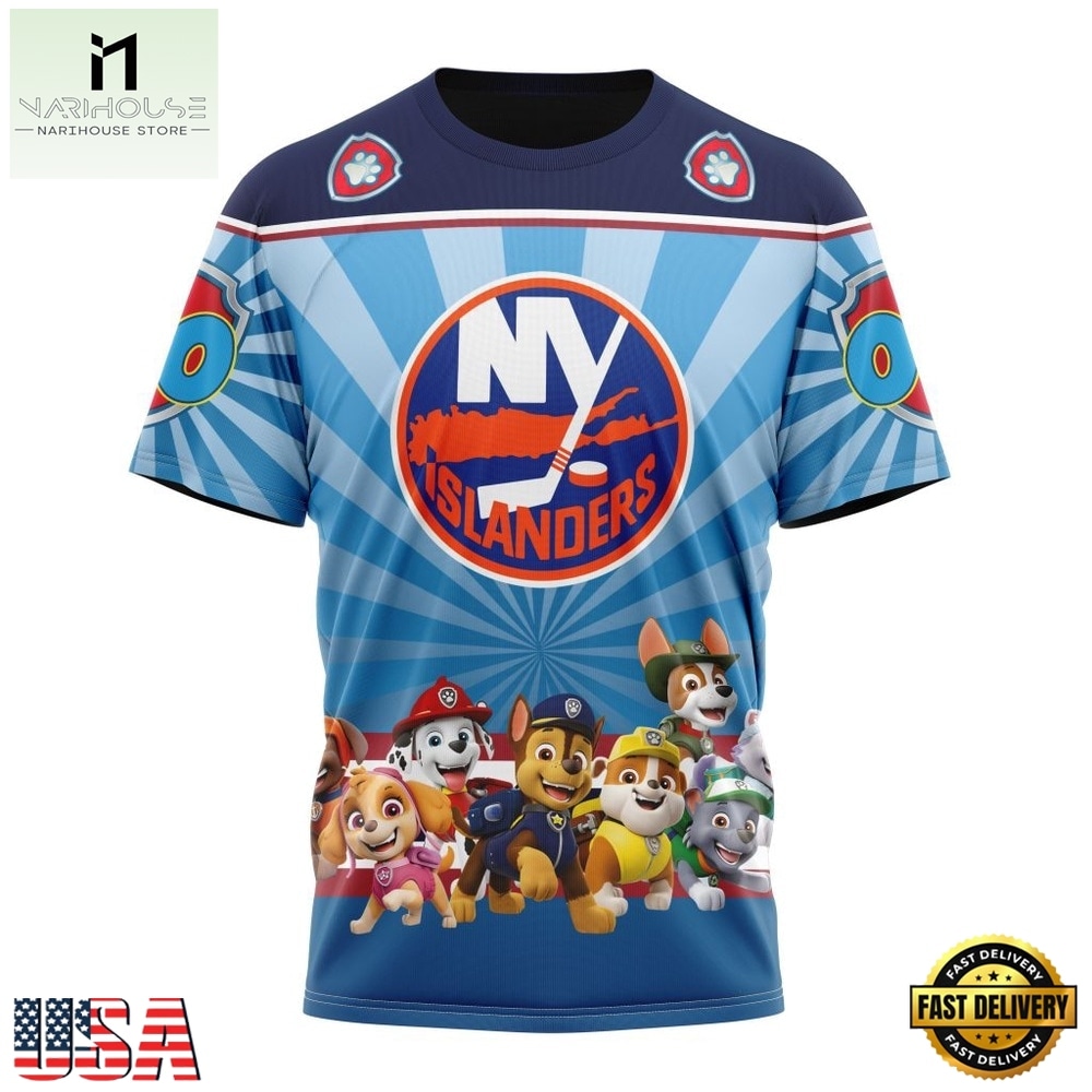 NHL New York Islanders Special Paw Patrol Kits Hoodie, T Shirt , NHL 3D Game Day Tee NHL New York Islanders Special Paw Patrol Kits Hoodie, T Shirt , NHL 3D Game Day Tee
