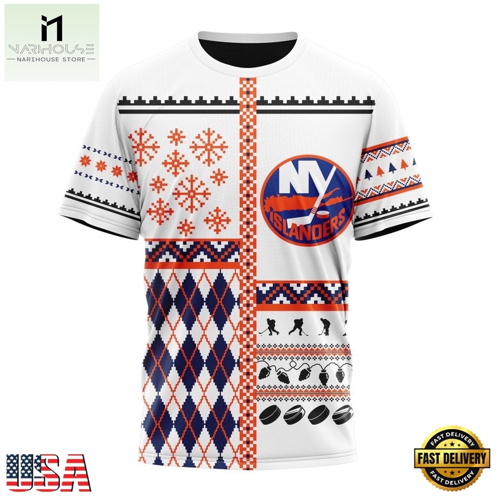 NHL New York Islanders Specialized Christmas Is Coming New Design Hoodie, T Shirt , NHL 3D Game Day Tee NHL New York Islanders Specialized Christmas Is Coming New Design Hoodie, T Shirt , NHL 3D Game Day Tee