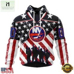 NHL New York Islanders Specialized Kits For Honor USS Military Hoodie, T Shirt , NHL 3D Game Day Tee Nhl New York Islanders Specialized Kits For Honor Uss Military Hoodie T Shirt 1