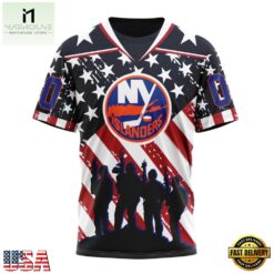 NHL New York Islanders Specialized Kits For Honor USS Military Hoodie, T Shirt , NHL 3D Game Day Tee Nhl New York Islanders Specialized Kits For Honor Uss Military Hoodie T Shirt 4