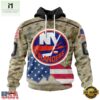 NHL New York Islanders Specialized Kits For United State With Camo Color Hoodie, T Shirt , NHL 3D Game Day Tee Nhl New York Islanders Specialized Kits For United State With Camo Color Hoodie T Shirt 1