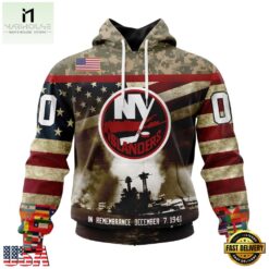 NHL New York Islanders Specialized Unisex Kits Remember Pearl Harbor Hoodie, T Shirt , NHL 3D Game Day Tee Nhl New York Islanders Specialized Unisex Kits Remember Pearl Harbor Hoodie T Shirt 1