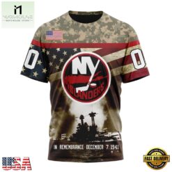 NHL New York Islanders Specialized Unisex Kits Remember Pearl Harbor Hoodie, T Shirt , NHL 3D Game Day Tee Nhl New York Islanders Specialized Unisex Kits Remember Pearl Harbor Hoodie T Shirt 4