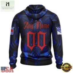 NHL New York Rangers Special Design Halloween With Skull Art Hoodie, T Shirt , NHL 3D Game Day Tee Nhl New York Rangers Special Design Halloween With Skull Art Hoodie T Shirt 2
