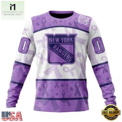 NHL New York Rangers Special Lavender Fight Cancer Hoodie, T Shirt , NHL 3D Game Day Tee 8 NHL New York Rangers Special Lavender Fight Cancer Hoodie, T Shirt , NHL 3D Game Day Tee Nhl New York Rangers Special Lavender Fight Cancer Hoodie T Shirt 4
