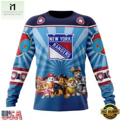 NHL New York Rangers Special Paw Patrol Kits Hoodie, T Shirt , NHL 3D Game Day Tee Nhl New York Rangers Special Paw Patrol Kits Hoodie T Shirt 3