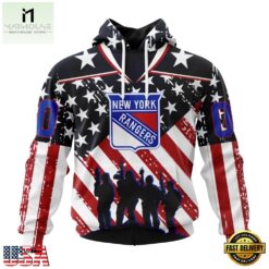 NHL New York Rangers Specialized Kits For Honor USS Military Hoodie, T Shirt , NHL 3D Game Day Tee Nhl New York Rangers Specialized Kits For Honor Uss Military Hoodie T Shirt 1