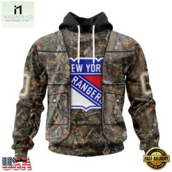 NHL New York Rangers Specialized Unisex Vest Kits With Realtree Camo Hoodie, T Shirt, NHL 3D Game Day Tee Nhl New York Rangers Specialized Unisex Vest Kits With Realtree Camo Hoodie T Shirt 1