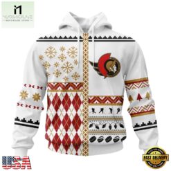 NHL Ottawa Senators Specialized Christmas Is Coming New Design Hoodie, T Shirt , NHL 3D Game Day Tee Nhl Ottawa Senators Specialized Christmas IS Coming New Design Hoodie T Shirt 1