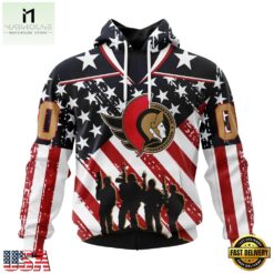 NHL Ottawa Senators Specialized Kits For Honor USS Military Hoodie, T Shirt , NHL 3D Game Day Tee Nhl Ottawa Senators Specialized Kits For Honor Uss Military Hoodie T Shirt 1